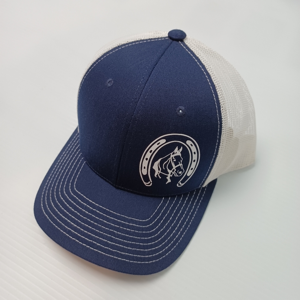 HORSE Adjustable Snapback Meshback Cap - Picture 2 of 3